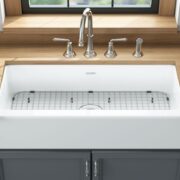 farmhouse-style kitchen sink